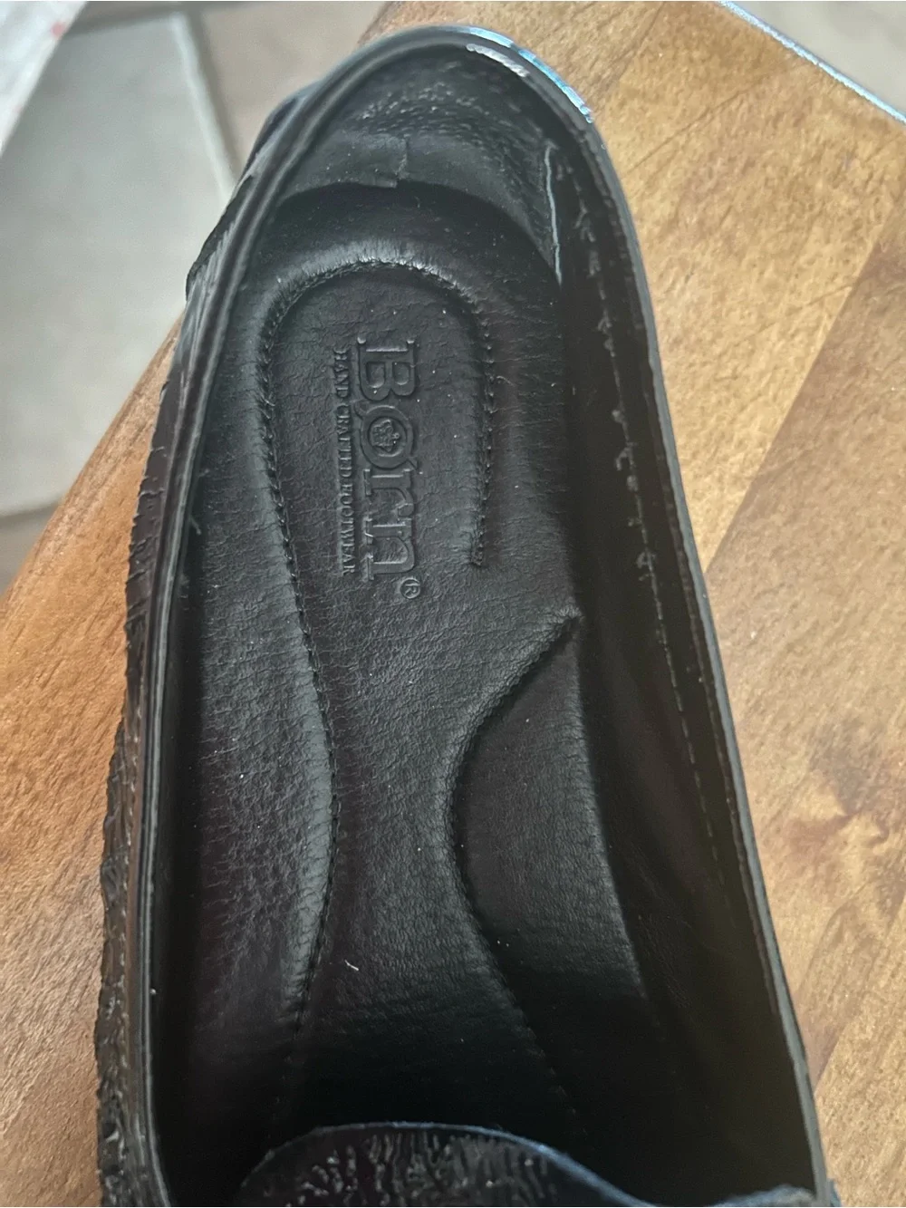 Born Black Patent Penny Loafers